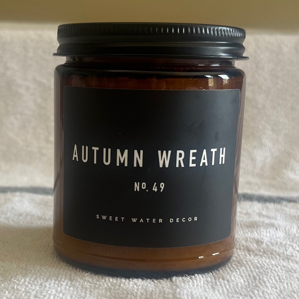 Brown Apothecary Candle Holder Autumn Accent